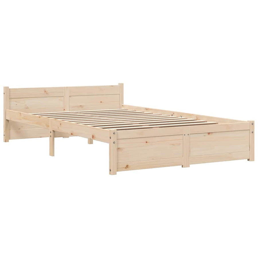 Bedframe massief hout 120x190 cm