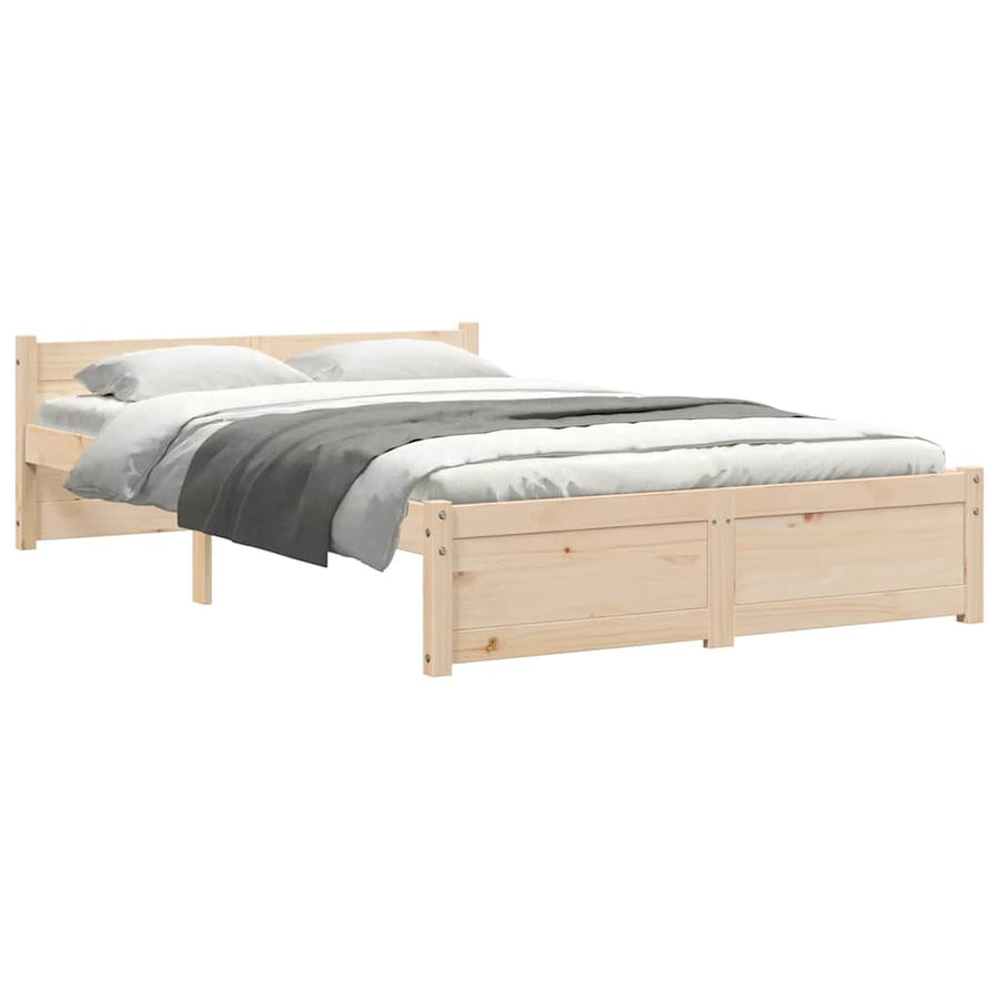 Bedframe massief hout 120x190 cm