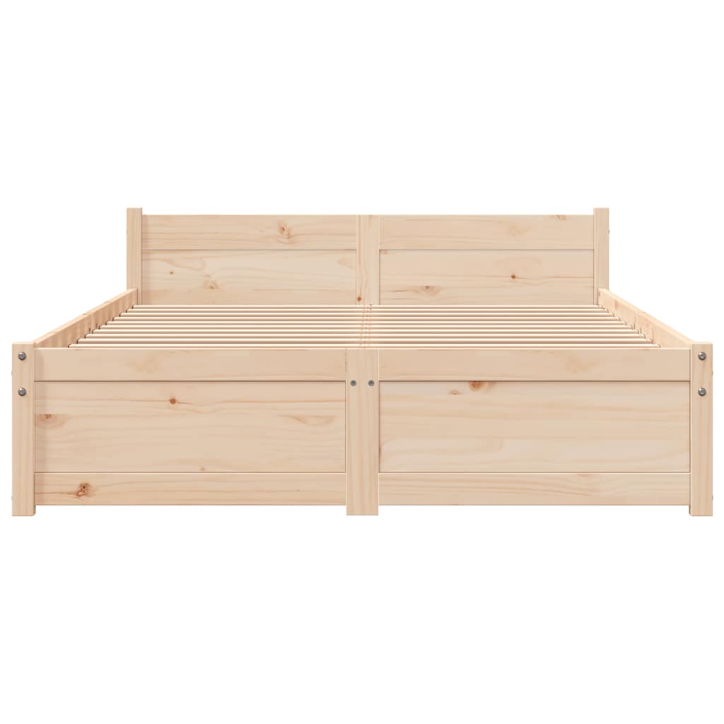 Bedframe massief hout 120x190 cm