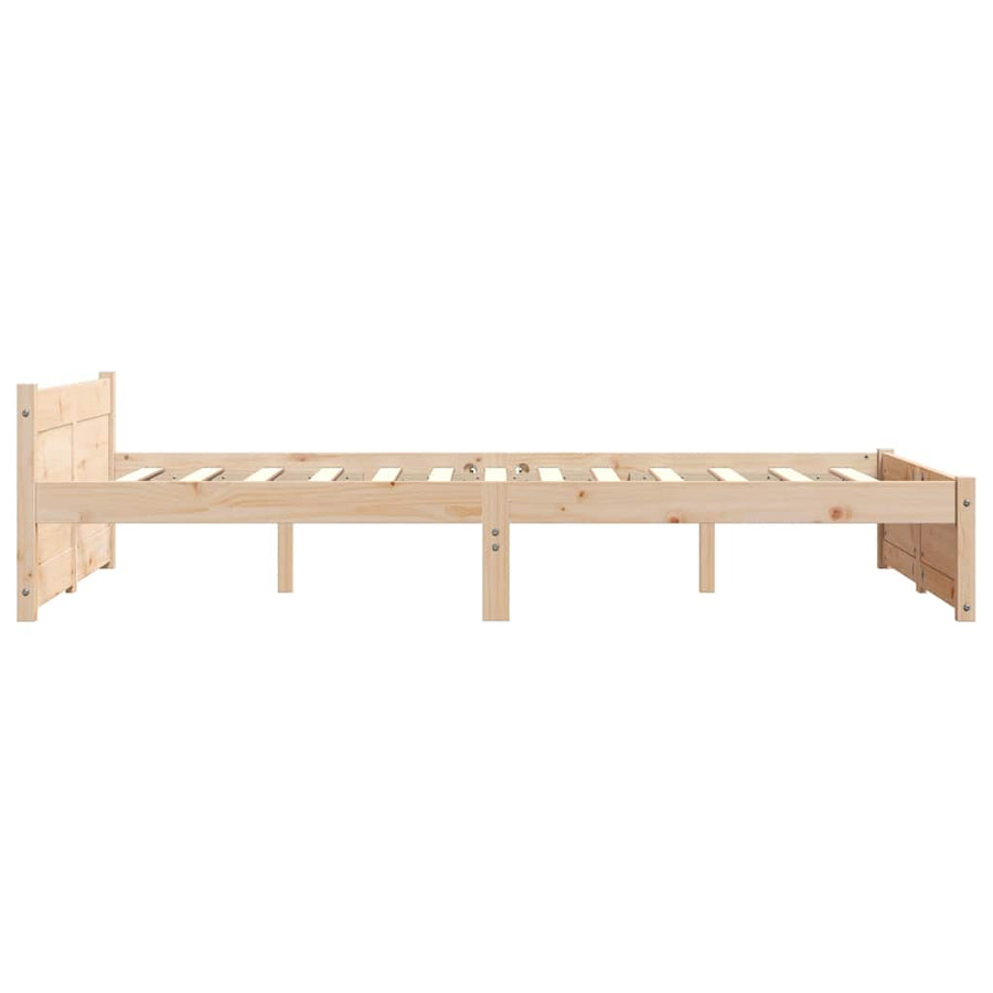 Bedframe massief hout 120x190 cm