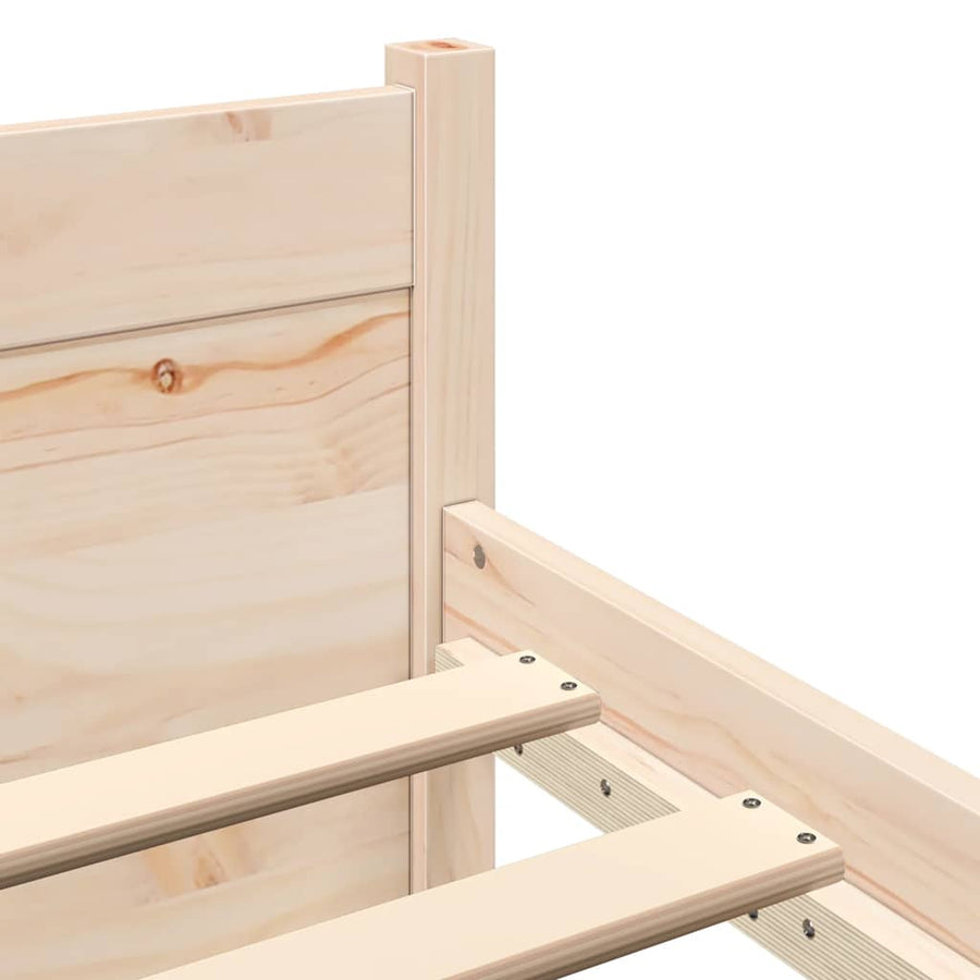 Bedframe massief hout 120x190 cm