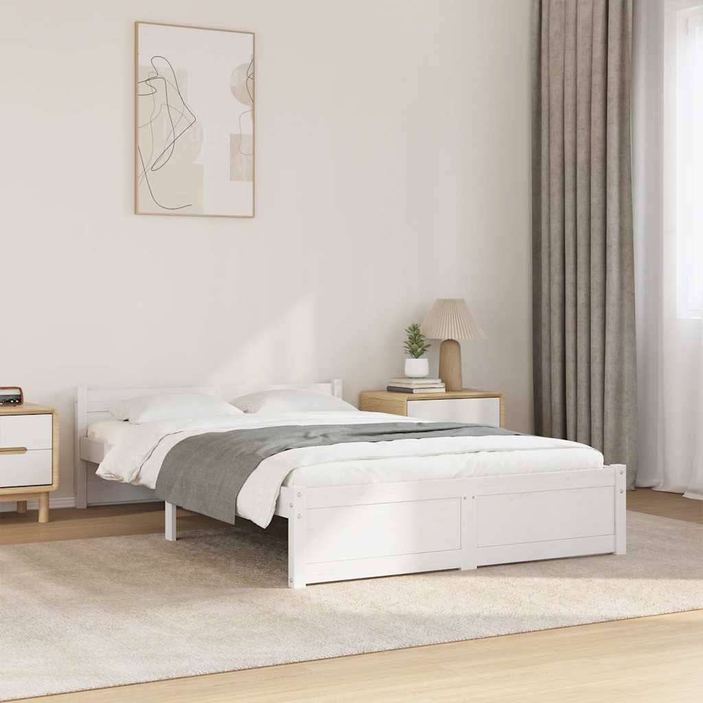Bedframe Massief Hout 120 x 190 cm