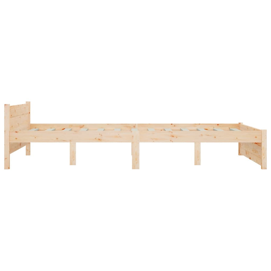 Bedframe Massief Hout 135X190 Cm Double