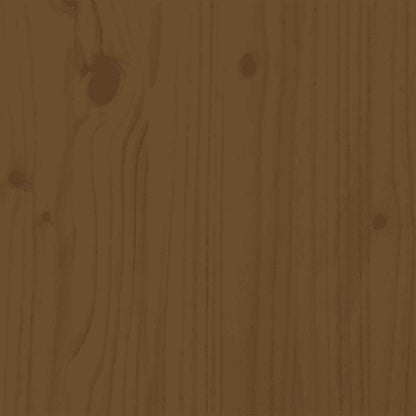 Bedframe massief hout honingbruin 180x200 cm