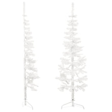 Kunstkerstboom Half Met Standaard Smal 20 Cm 120 x 40 cm Wit