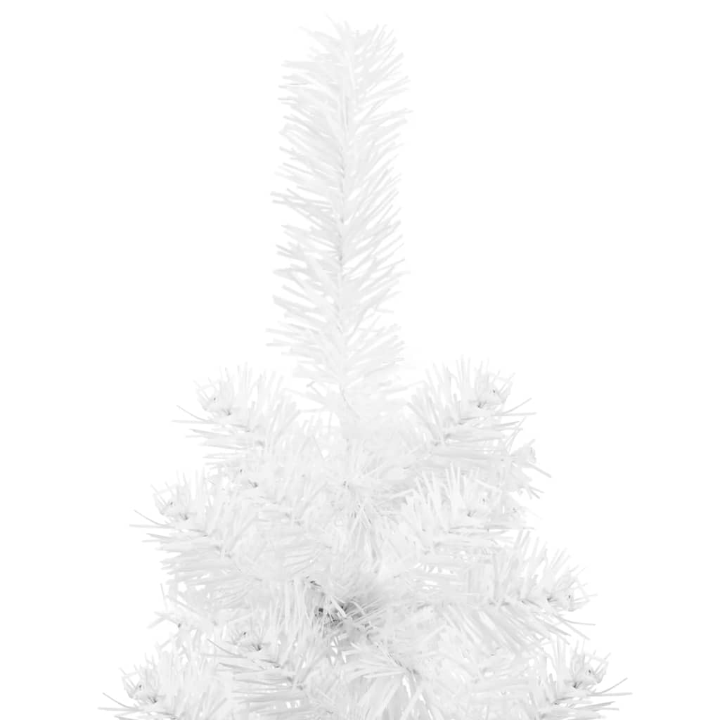 Kunstkerstboom Half Met Standaard Smal 20 Cm 120 x 40 cm Wit