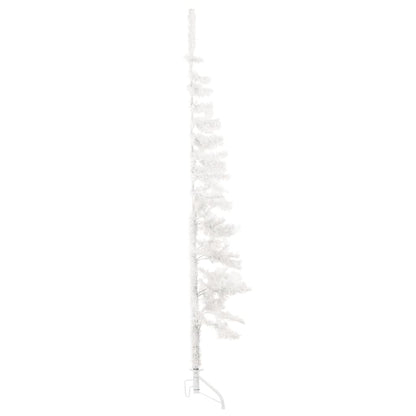 Kunstkerstboom Half Met Standaard Smal 50 Cm 150 x 45 cm Wit