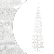Kunstkerstboom half 240 cm wit