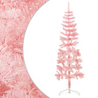 Kunstkerstboom Half Met Standaard Smal 50 Cm 150 x 45 cm Roze