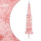 Kunstkerstboom Half Met Standaard Smal 240 Cm 240 x 61 cm Roze