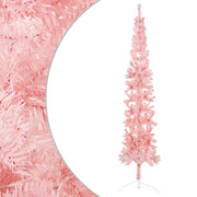Kunstkerstboom half 240 cm roze
