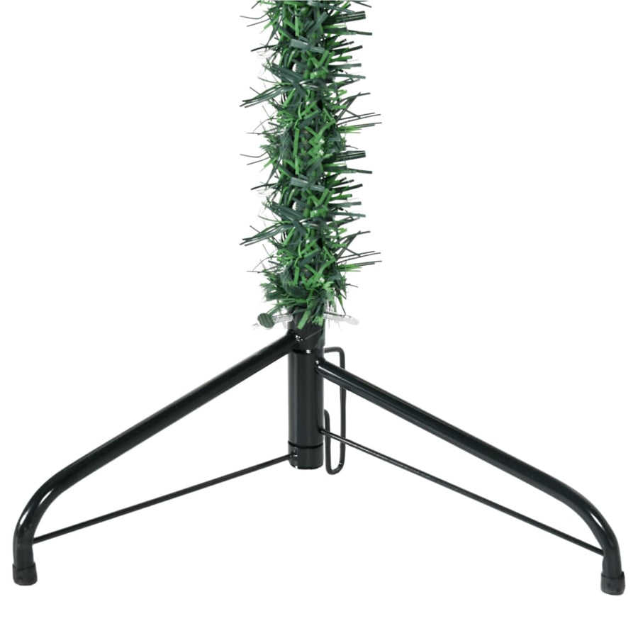 Kunstkerstboom Half Met Standaard Smal 20 Cm 120 x 39 cm Groen