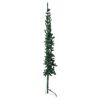 Kunstkerstboom Half Met Standaard Smal 80 Cm 180 x 49 cm Groen