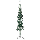 Kunstkerstboom Half Met Standaard Smal 20 Cm 210 x 55 cm Groen