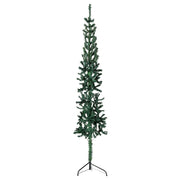 Kunstkerstboom half 210 cm groen