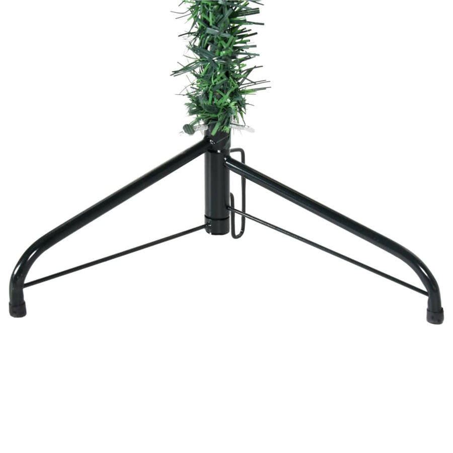 Kunstkerstboom Half Met Standaard Smal 20 Cm 210 x 55 cm Groen