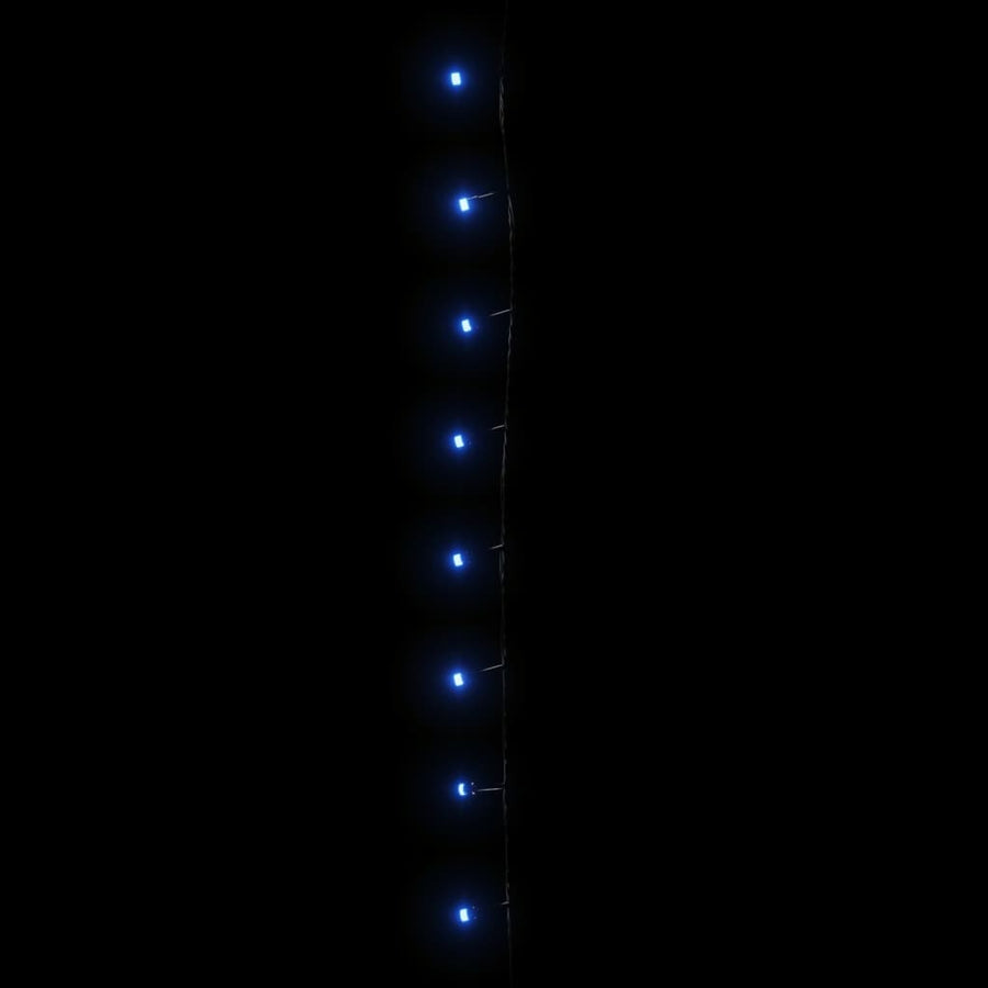 Lichtslinger met 300 LED's 30 m PVC blauw 30 m Blauw en donkergroen