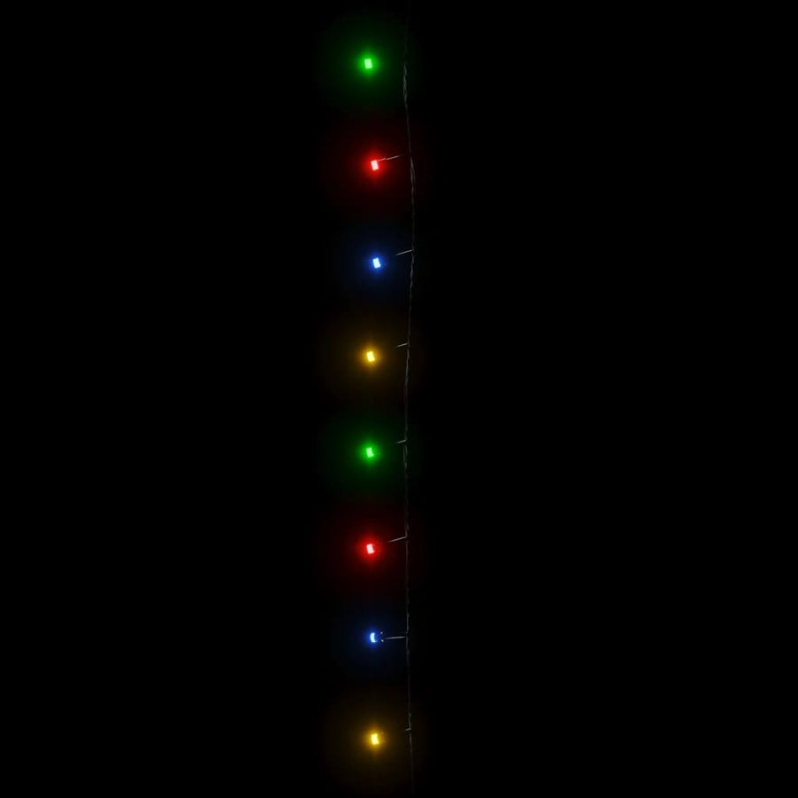 Lichtslinger met 2000 LED's meerkleurig 200 m PVC 200 m Meerkleurig en donkergroen
