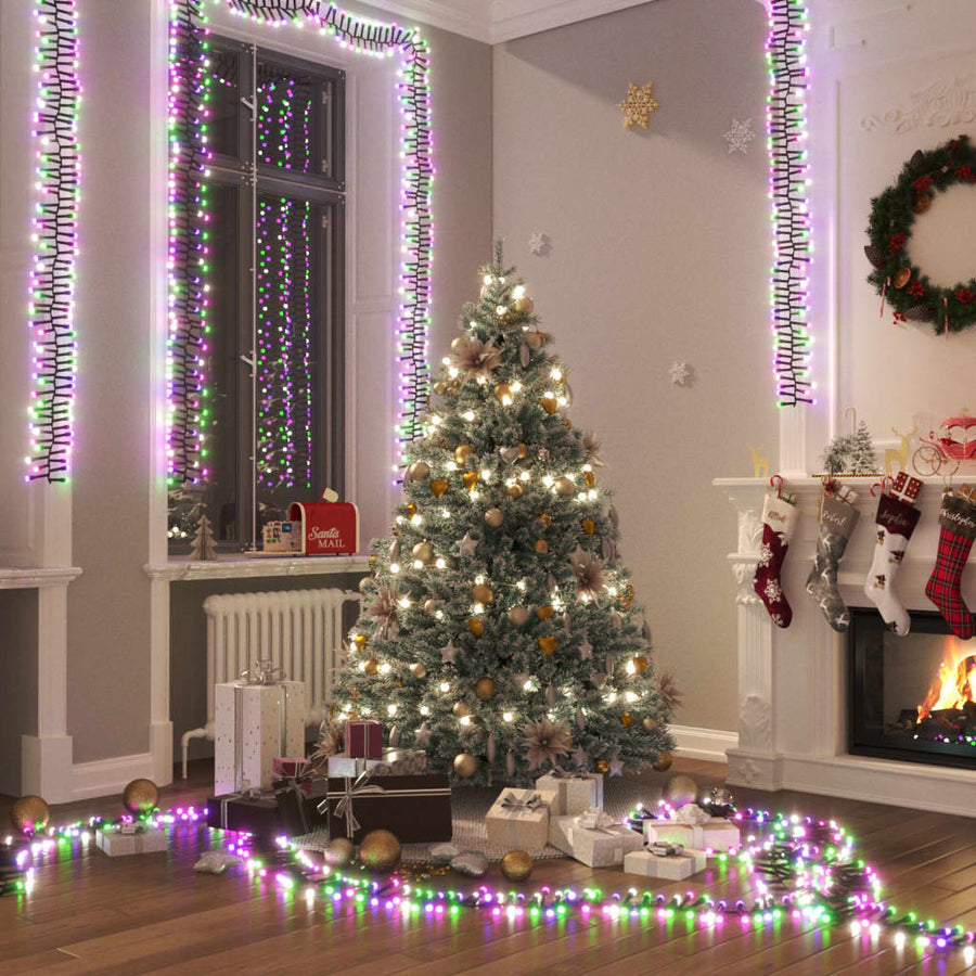 Lichtslinger Cluster Met 3000 Led's Koudwit 60 M Pvc