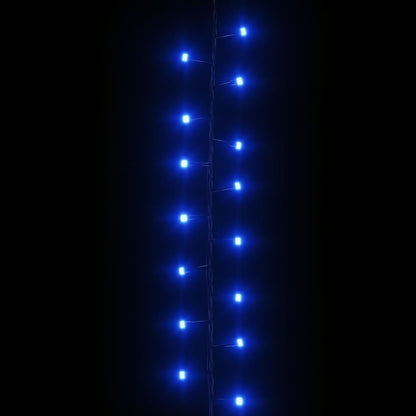 Lichtslinger compact met 400 LED's blauw 13 m PVC 13 m Blauw en donkergroen