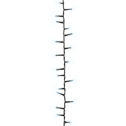 Lichtslinger compact met 2000 LED's koudwit 45 m PVC 45 m Koudwit en donkergroen