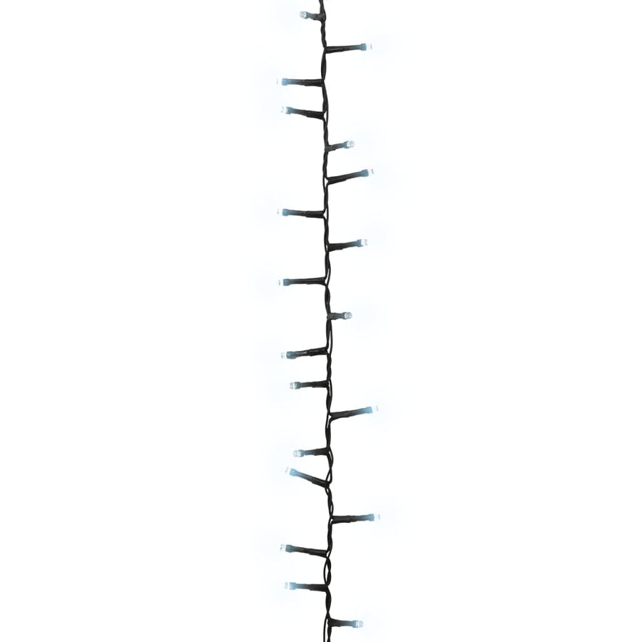 Lichtslinger compact met 2000 LED's koudwit 45 m PVC 45 m Koudwit en donkergroen