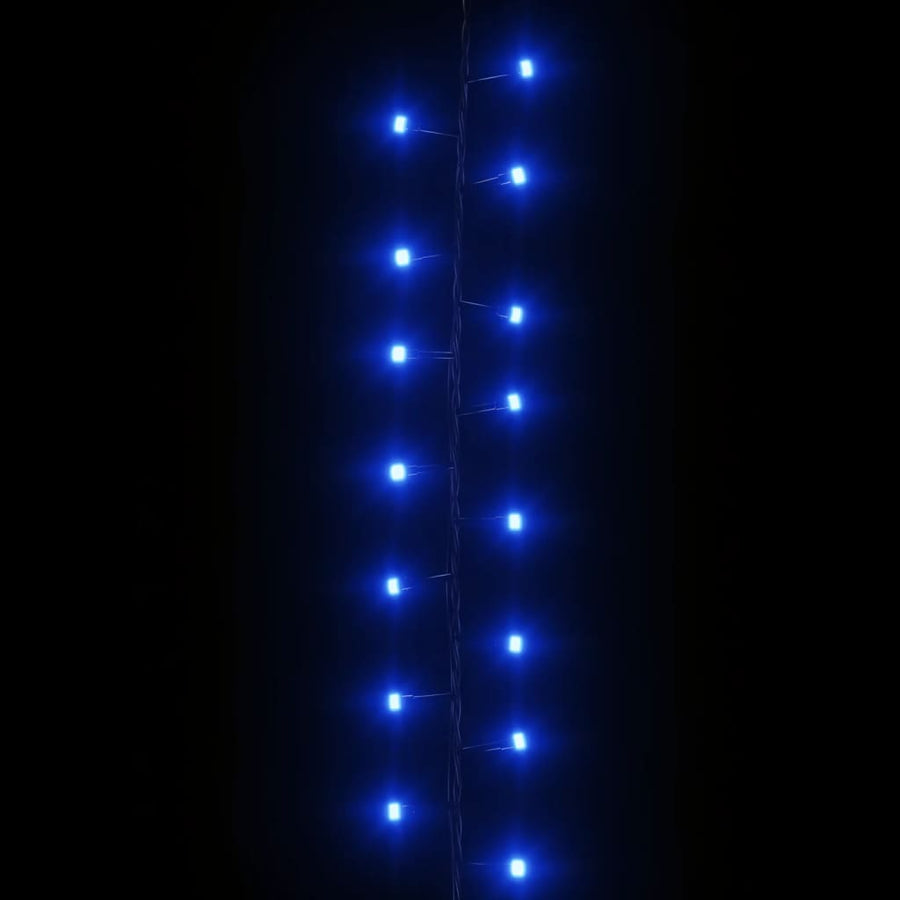 Lichtslinger compact met 2000 LED's blauw 45 m PVC 45 m Blauw en donkergroen