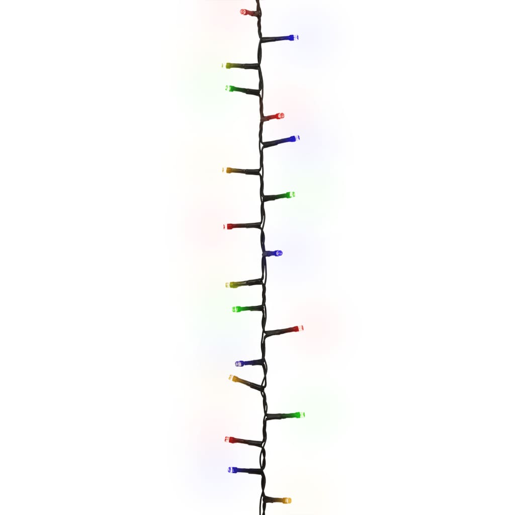Lichtslinger compact met 2000 LED's meerkleurig 45 m PVC 45 m Meerkleurig en donkergroen