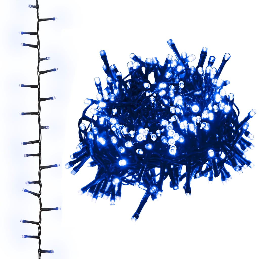 Lichtslinger Compact Met 3000 Led's Pvc 65 m Blauw en donkergroen