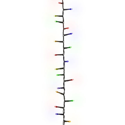 Lichtslinger compact met 3000 LED's meerkleurig 65 m PVC 65 m Meerkleurig en donkergroen