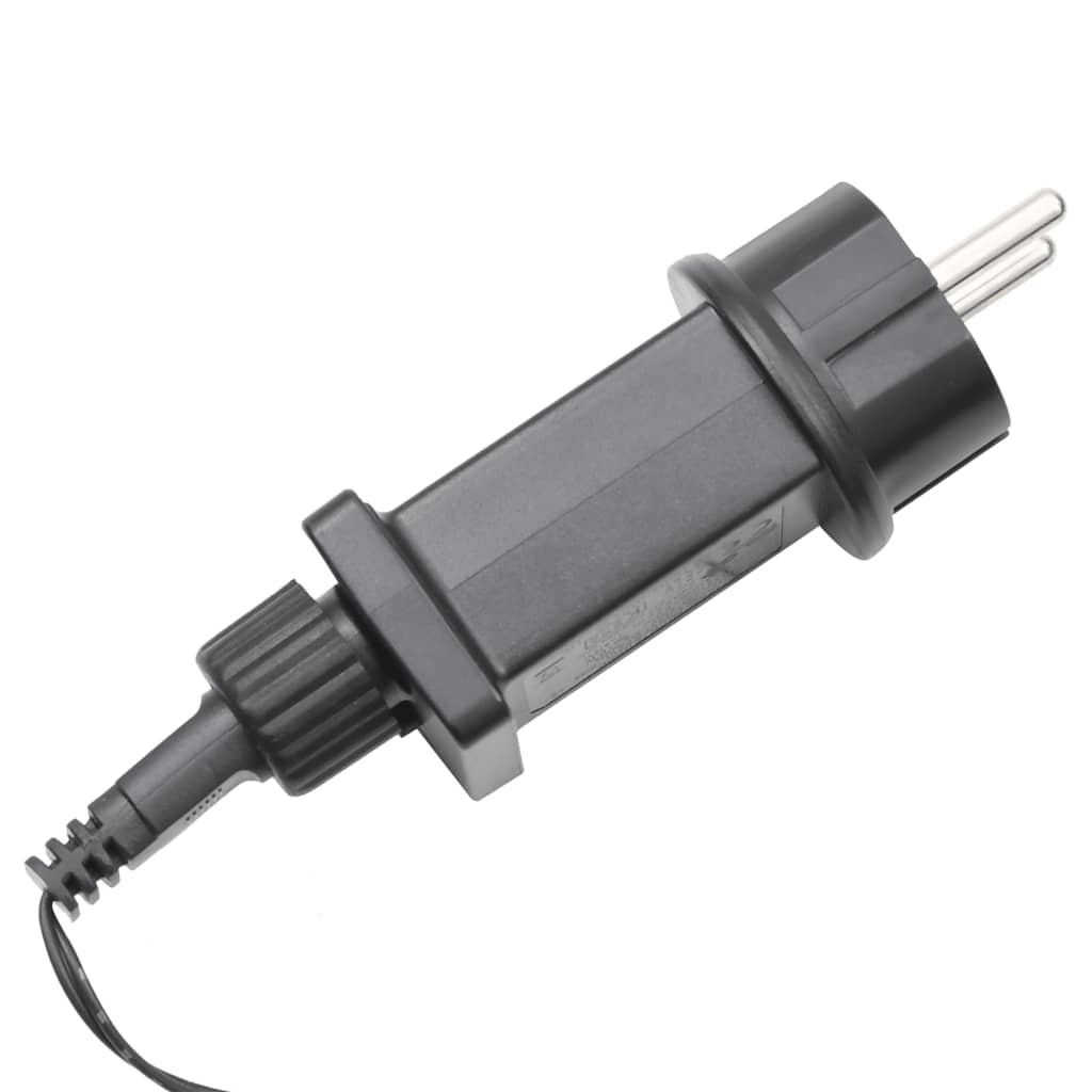 Lichtslinger compact met 3000 LED's pastel meerkleurig 65 m PVC 65 m Pastel meerkleurig en donkergroen