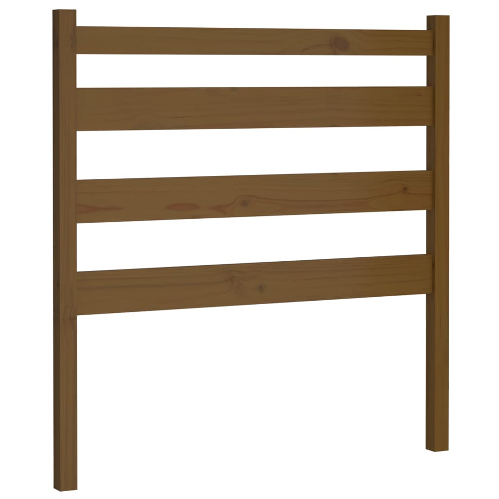 Hoofdbord 8X4X00 Cm Massief Grenenhout 81 x 100 cm Honingbruin