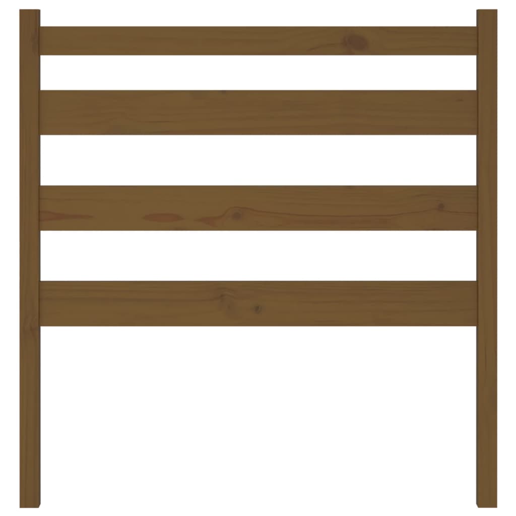 Hoofdbord 8X4X00 Cm Massief Grenenhout 81 x 100 cm Honingbruin