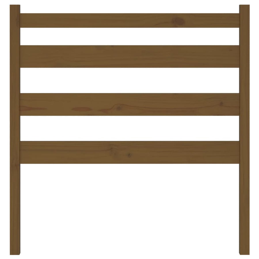 Hoofdbord 8X4X00 Cm Massief Grenenhout 81 x 100 cm Honingbruin