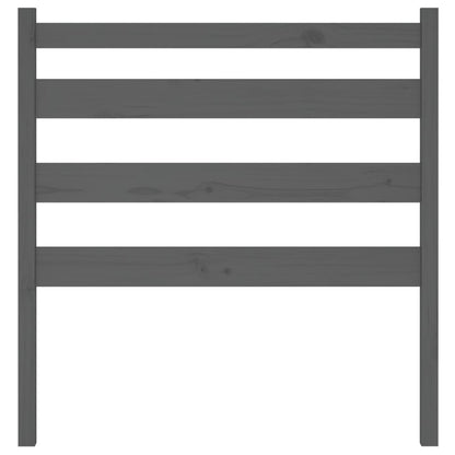 Hoofdbord 96X4X00 Cm Massief Grenenhout 96 x 100 cm Grijs