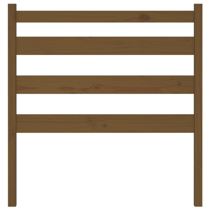 Hoofdbord 96X4X00 Cm Massief Grenenhout 96 x 100 cm Honingbruin