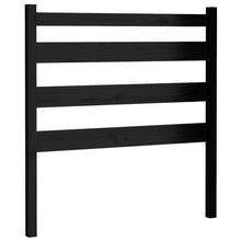 Hoofdbord 96X4X00 Cm Massief Grenenhout 96 x 100 cm Zwart