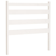 Hoofdbord 106x4x100 cm massief grenenhout wit 106 x 100 cm Wit