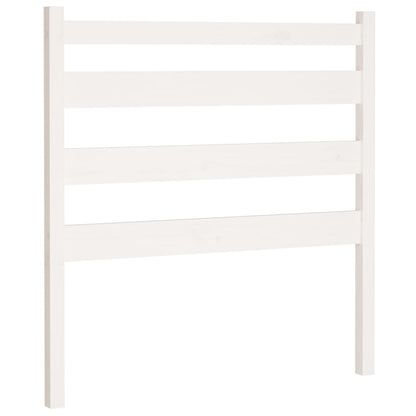 Hoofdbord 106x4x100 cm massief grenenhout wit 106 x 100 cm Wit