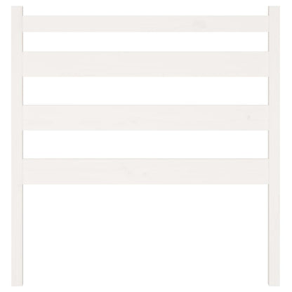 Hoofdbord 106x4x100 cm massief grenenhout wit 106 x 100 cm Wit