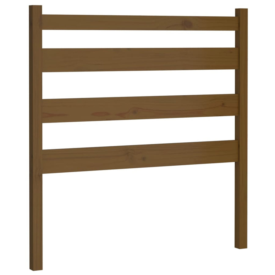Hoofdbord 06X4X00 Cm Massief Grenenhout 106 x 100 cm Honingbruin