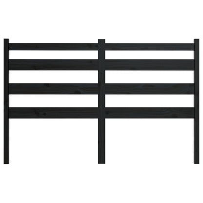 Hoofdbord 26X4X00 Cm Massief Grenenhout 126 x 100 cm Zwart