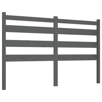 Hoofdbord 86X4X00 Cm Massief Grenenhout 186 x 100 cm Grijs