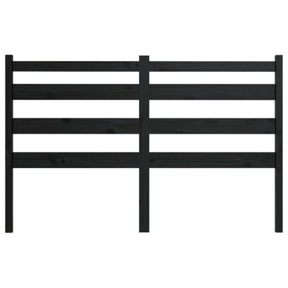 Hoofdbord 206X4X00 Cm Massief Grenenhout 206 x 100 cm Zwart