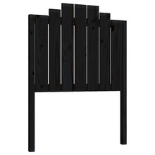 Hoofdbord 8X4X0 Cm Massief Grenenhout 81 x 110 cm Zwart