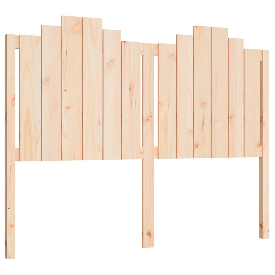 Hoofdbord 4X4X0 Cm Massief Grenenhout 141 x 110 cm Naturel