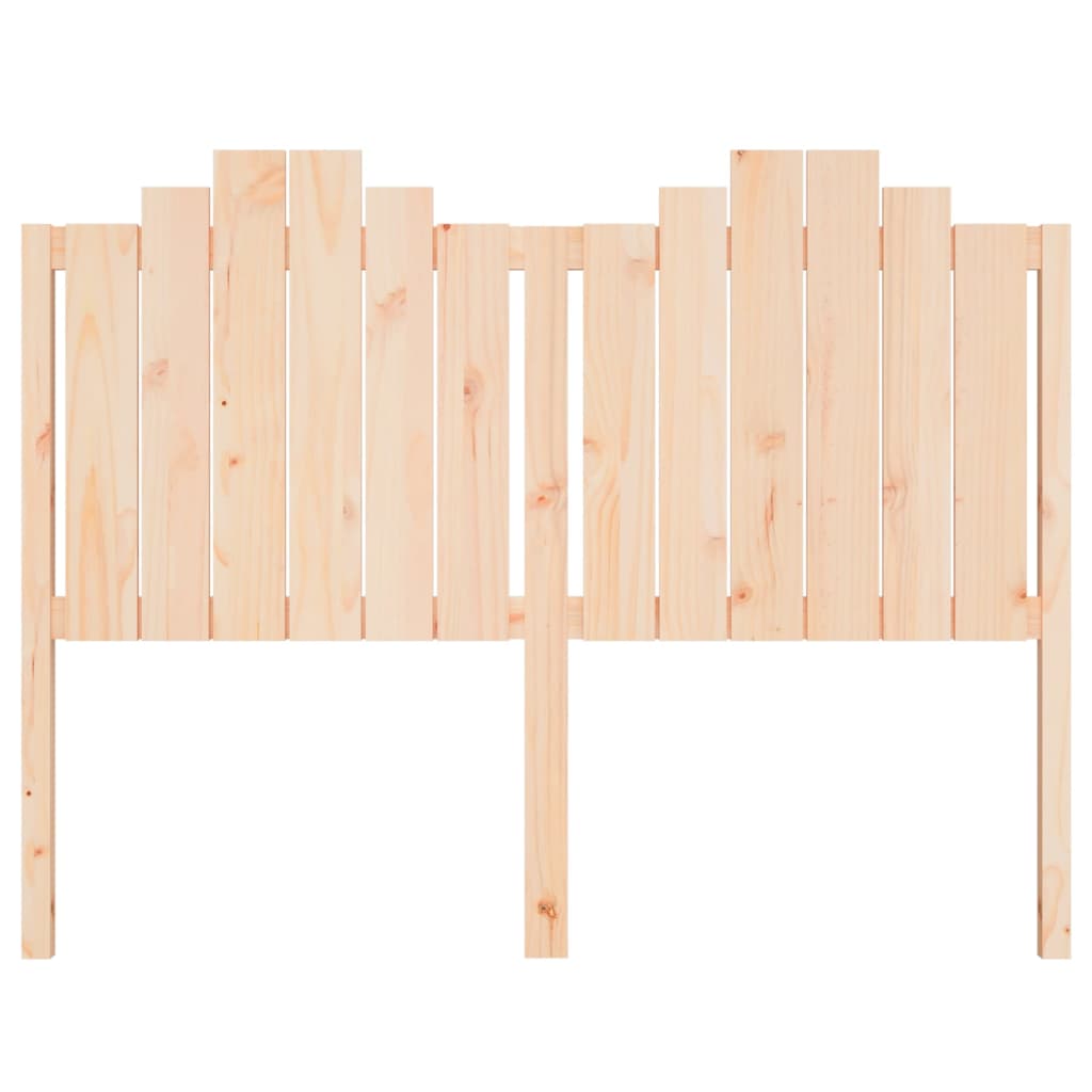 Hoofdbord 4X4X0 Cm Massief Grenenhout 141 x 110 cm Naturel