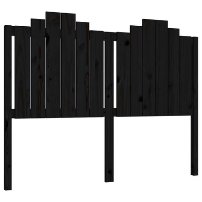 Hoofdbord 46X4X0 Cm Massief Grenenhout 146 x 110 cm Zwart