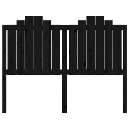 Hoofdbord 46X4X0 Cm Massief Grenenhout 146 x 110 cm Zwart