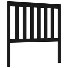 Hoofdbord 96X6X0 Cm Massief Grenenhout 96 x 101 cm Zwart